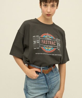 AMERICAN HOLIC スペースプリントTシャツ Charcoal Gray