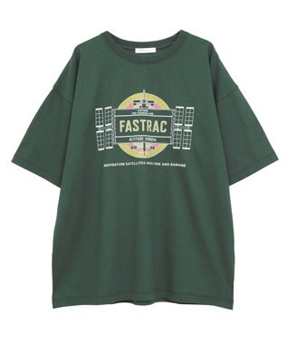 AMERICAN HOLIC スペースプリントTシャツ Green