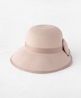 TOCCA 【UV97%以上カット・吸水速乾・抗菌防臭・洗える・サイズ調整可】BACK RIBBON HAT ハット ピンク系