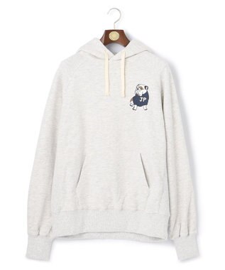 J.PRESS MEN 【Pennant Label】Hoodie / Bulldog ライトグレー系