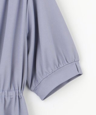 ANY SIS 【洗える】カナパジャージー ワンピース ライトブルー