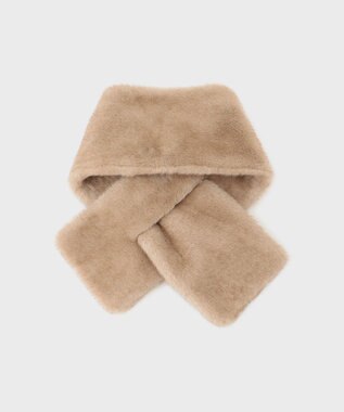 GRACE CONTINENTAL LA フェイクファーストール ベージュ