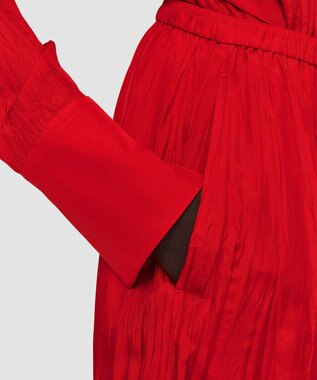 JOSEPH ハボタイ　ワイドトラウザーズ Crimson