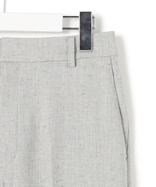 23区 【先行予約】アイアスマットストレッチ テーパード パンツ ライトグレー系