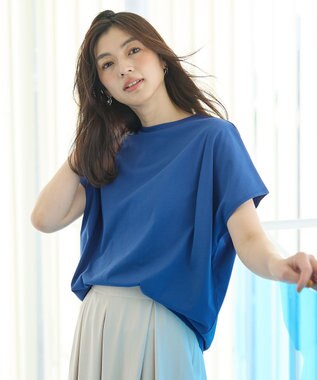 【新色追加/洗濯機可/接触冷感/UVケア】エニィファンクションフレンチスリーブTシャツ