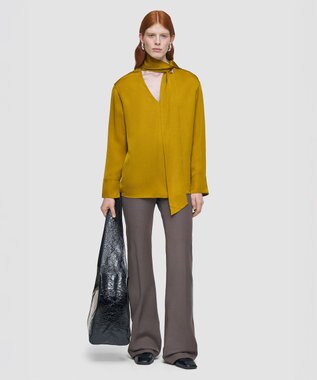 JOSEPH ライトクレープ　ブラウス Amber