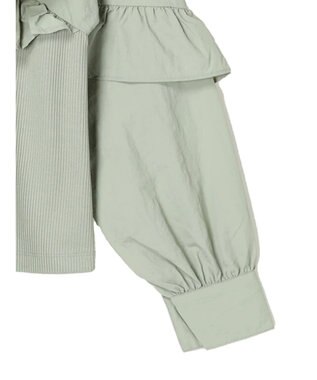 Green Parks ・ＳＵＧＡＲ　ＳＰＯＯＮ　ラッフルキリカエプルオーバー Light Khaki