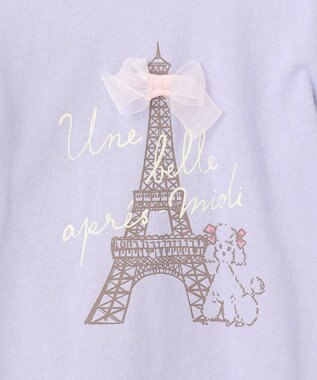 ANY KIDS フレンチモチーフ 長袖 Tシャツ サックスブルー