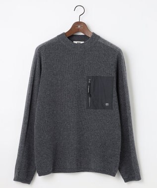 JOSEPH ABBOUD MOUNTAIN 【UNISEX】リサイクルウールポリ ニット グレー系
