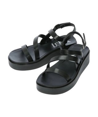 Green Parks ・ＬＥＮＡ　ネックストラップサンダル Black