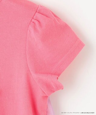 ANY KIDS 【any FAM×サーティワン アイスクリーム】うしろひらひらTシャツ ピンク