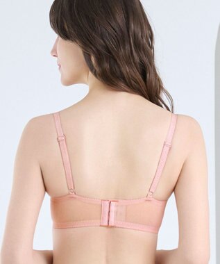 BRADELIS New York 【BRADELIS New York/ 育乳補整ブラ・STEP2 寄せる】ローズステップ2ブラ24A1  谷間を作ってキープする補正ブラ シェルピンク