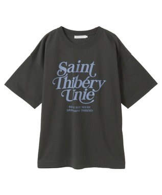 AMERICAN HOLIC デザインロゴプリントＴシャツ Charcoal Gray