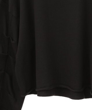 AMERICAN HOLIC ミニ裏毛タックスリーブショートプルオーバー1 Black