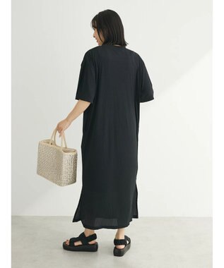 Green Parks ・ＳＵＧＡＲ　ＳＰＯＯＮ　シアープリーツワンピース Black