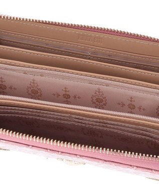 ANNA SUI ルーミー ラウンドファスナー長財布 ピンク