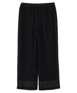 AMERICAN HOLIC 刺繍スクエアパンツ Black