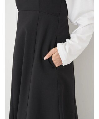 earth music&ecology ダブルストラップキャミワンピース Black