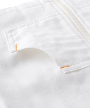 MIKI HOUSE HOT BISCUITS 【80-120cm】二重織ガーゼ素材 パーカ マルチカラー