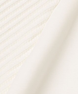 GRACE CONTINENTAL ニットコンビパーカー ホワイト