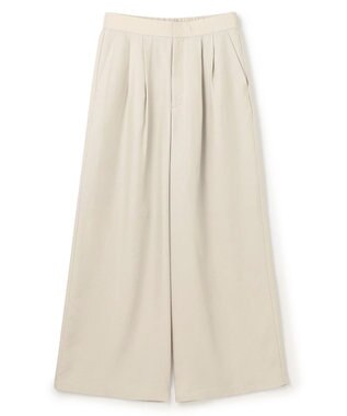 uncrave 【新色追加！】フィブリルシャンブレー ワイドパンツ ライトベージュ
