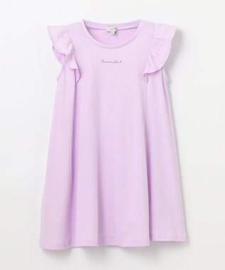 ANY KIDS ひんやりクール カットソーワンピース ラベンダー