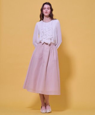 TOCCA CHIFFON WHISPER ブラウス アイボリー系