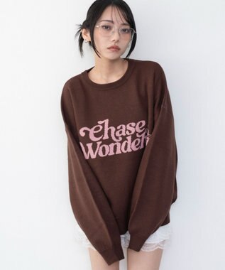 WEGO グラフィックニットプルオーバー 柄11