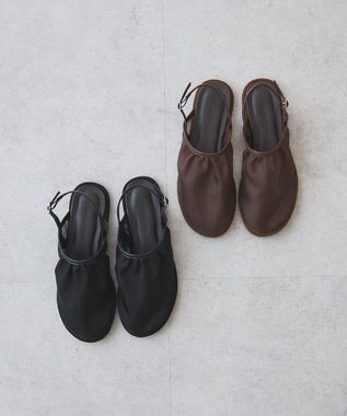 AMERICAN HOLIC チュールフラットシューズ Black