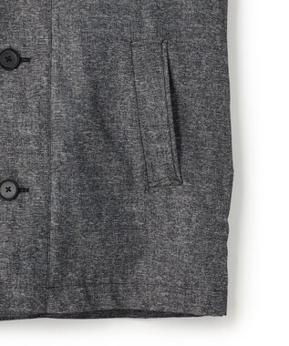 JOSEPH HOMME 新素材【4WAY】ライトラスターシャンブレー　ダウンコート グレー系