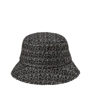 DAKS 【DAKS GOLF】ツイードバケットハット BAブラック