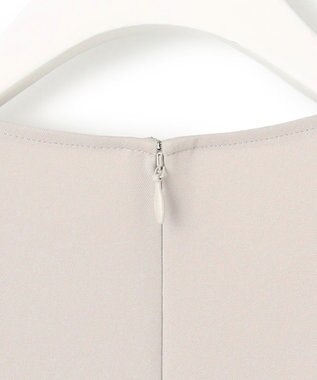 ICB L 【UVカット・防シワ・速乾・洗える】Fied タックデザインブラウス グレージュ系