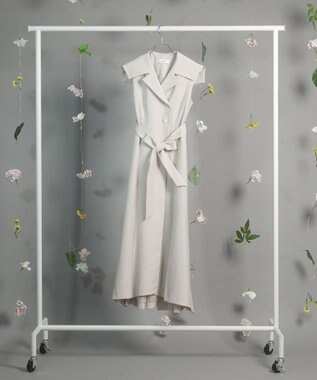 Green Parks ｄａｚｚｌｉｎ　トレンチ風ワンピース Beige