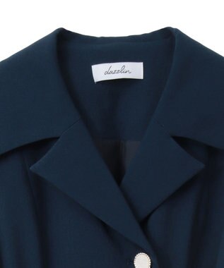 Green Parks ｄａｚｚｌｉｎ　トレンチ風ワンピース Navy