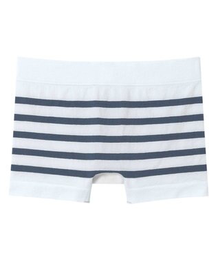 une nana cool S～LLまでワンサイズ設計 びよ～んと伸びるショーツ B4N ボーダー WH