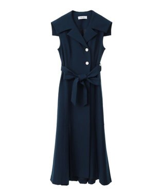 Green Parks ｄａｚｚｌｉｎ　トレンチ風ワンピース Navy