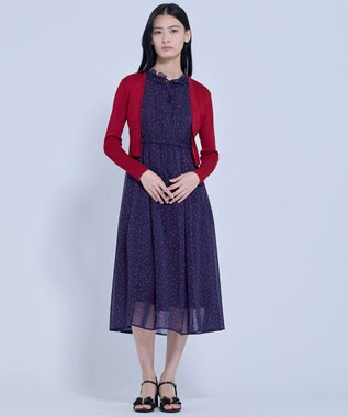 TOCCA EYELET AJISAI ボレロ レッド系