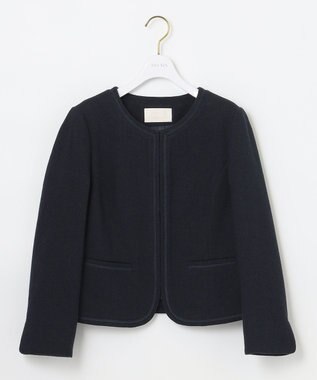 ANY SIS ミニライトボーダー ジャケット ネイビー