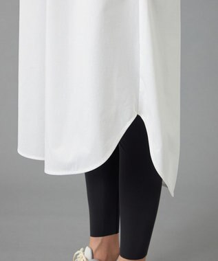 Chacott Chacott BALANCE EasyCare+ シャツワンピース ホワイト