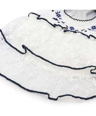 PET PARADISE ペットパラダイス 接触冷感 刺繍ワンピース 中型犬 大型犬 ホワイト×ブラック