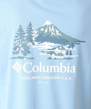 Columbia Columbia/ レイクアローヘッドグラフィックショートスリーブTシャツ /コロンビア Ripple Blue、 Mountain