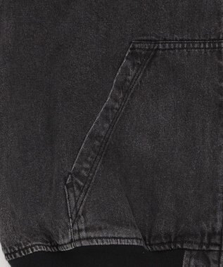 WEGO ワーカーズフードブルゾン デニムブラックソノタ