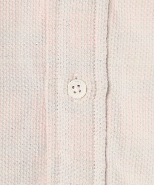 J.PRESS MEN Ｗフェイス キャラメルコールバンドカラー シャツ アイボリー系