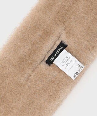 GRACE CONTINENTAL LA フェイクファーストール ベージュ