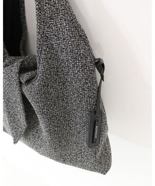 MORROW by thank 【A4サイズ収納可/軽量】DREW W トートバッグ ブラック　ミックス