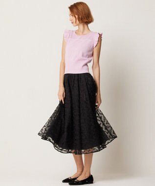 TOCCA 【消臭・洗える】RIBBON MEADOW スカート ブラック系7