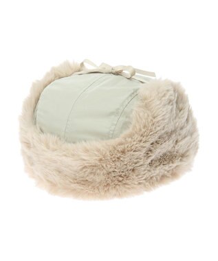 Green Parks ・リボンフライトキャップ Light Green