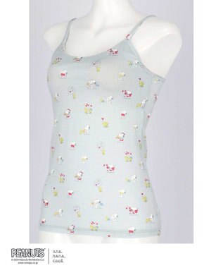 une nana cool 【スヌーピー】PEANUTS × une nana cool カップ付きキャミソール SNOOPY GY