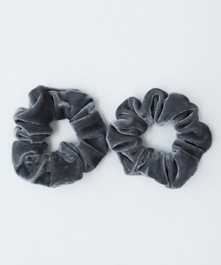 WEGO L2Pベロアシュシュ ダークグレー