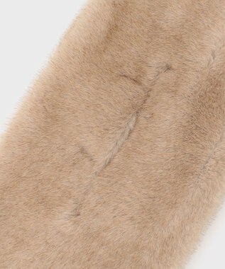 GRACE CONTINENTAL LA フェイクファーストール ベージュ